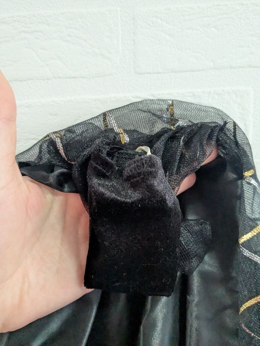 Świecąca sukienka LED George 122/128 cm Gwiazdki Bal Przebranie Nowa