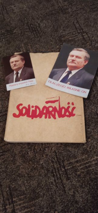 Pamiątki z Lechem Wałęsą