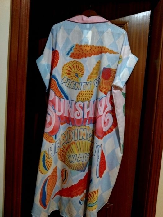 Vestido tipo camiseiro