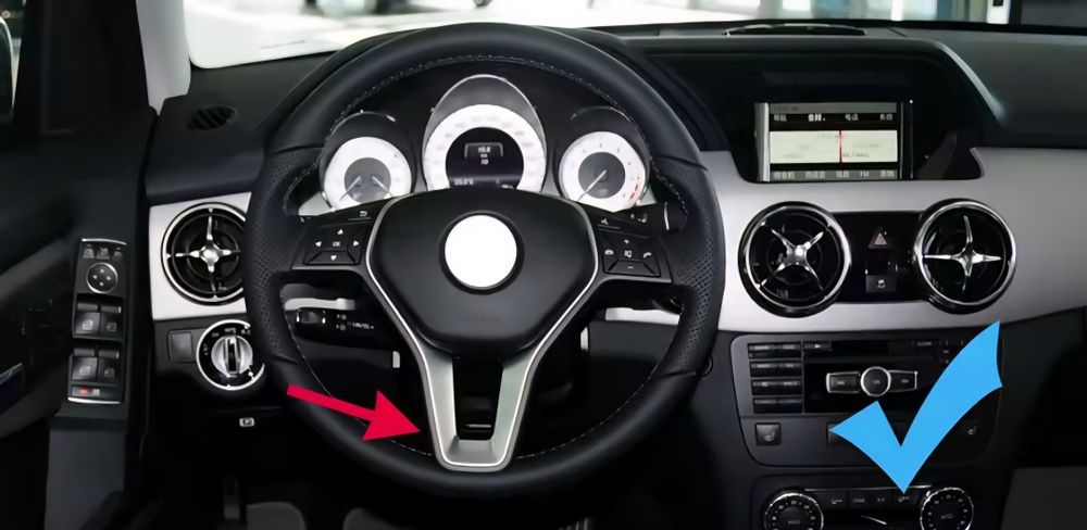 Aro / Moldura Para Volante Mercedes W204/ W212 ( NOVO )