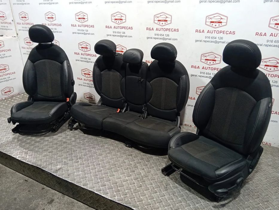 Conjunto de Bancos Mini Countryman R60 em Pele Tecido Original