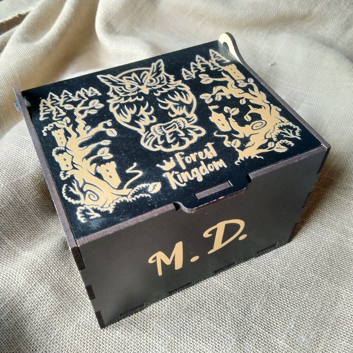 Дерев'яний пазл Таємнича сова в коробці