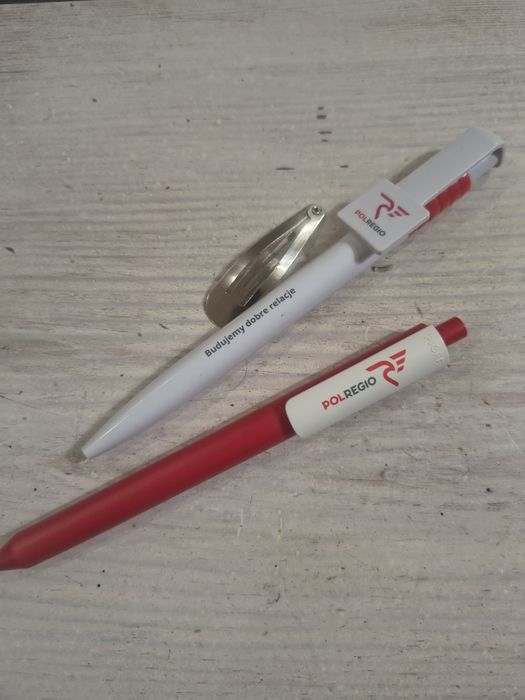 Dwa długopisy POLREGIO, idealna gratka - miłośnik kolei / kolekcjoner