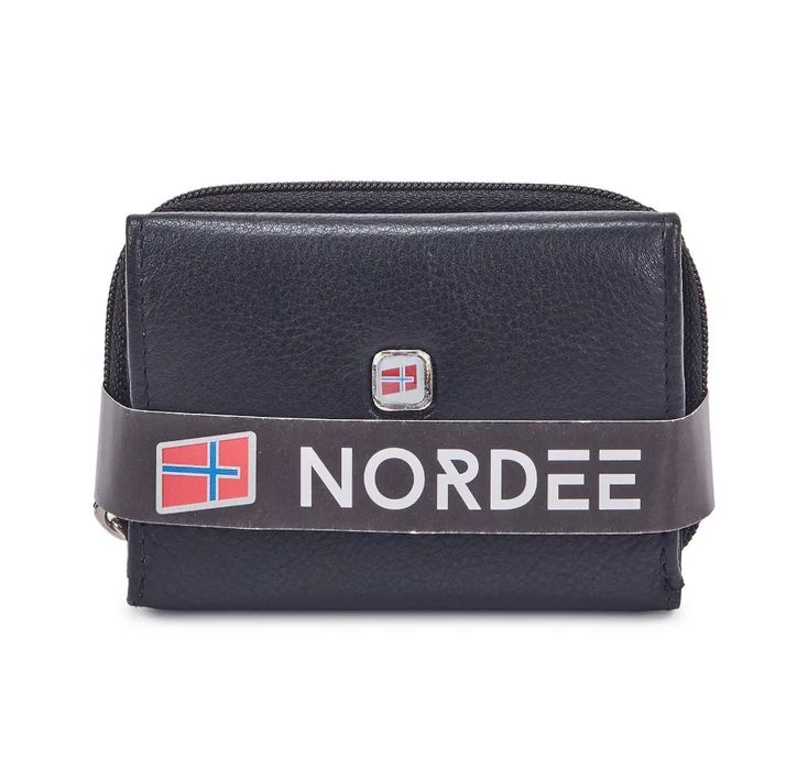 męski portfel nordee gw-924 rfid skóra naturalna czarny