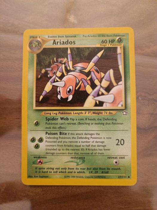Carta Pokémon Ariados