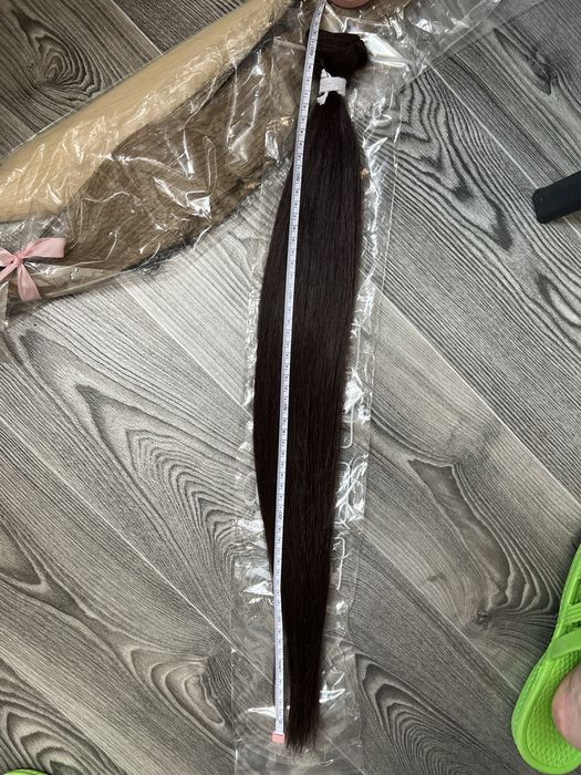 Хвіст волосся на стрічці новий волосся 60 сантиметрів