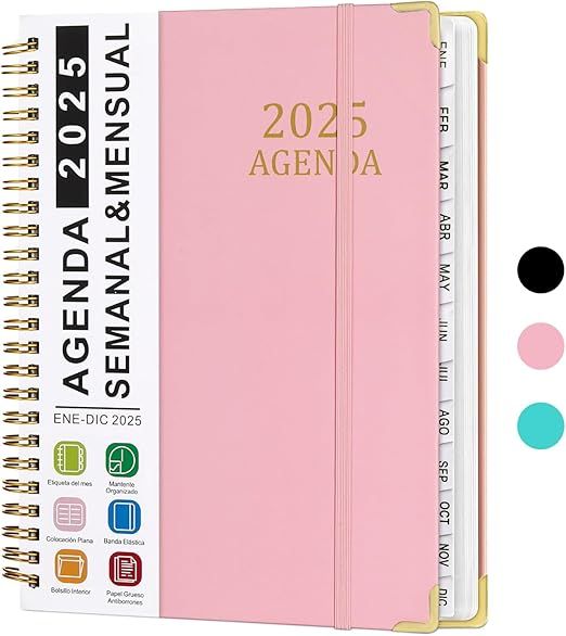 Planer 2025 NATTHSWE - Kalendarz A5 z Miesięcznym Planowaniem