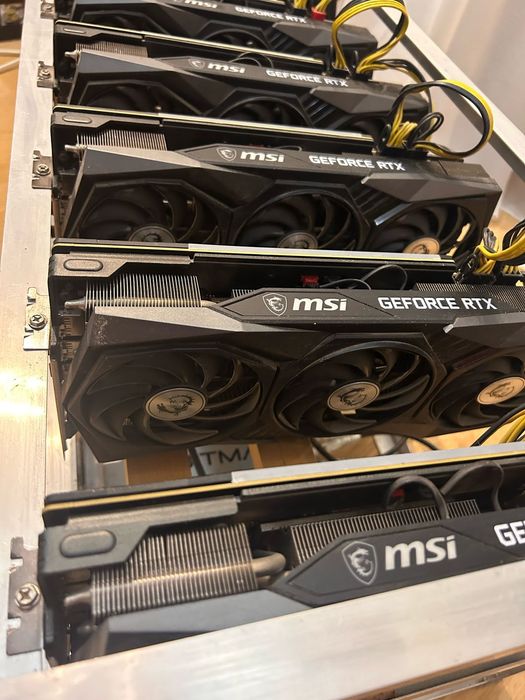 Майнинг ферма MSI GeForce RTX 3070