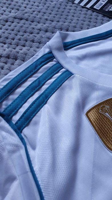 Komplet Piłkarski Real Madryt 2017/18 Dziecięcy Ronaldo 7 Biały