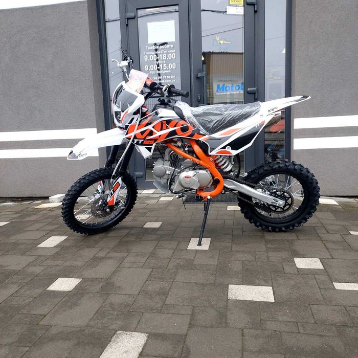 Пітбайк KAYO TT125 ESTART, 17/14, 9 к.с., півавтомат гарантія доставка