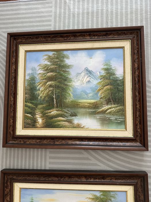 Conjunto de 3 quadros decorativos