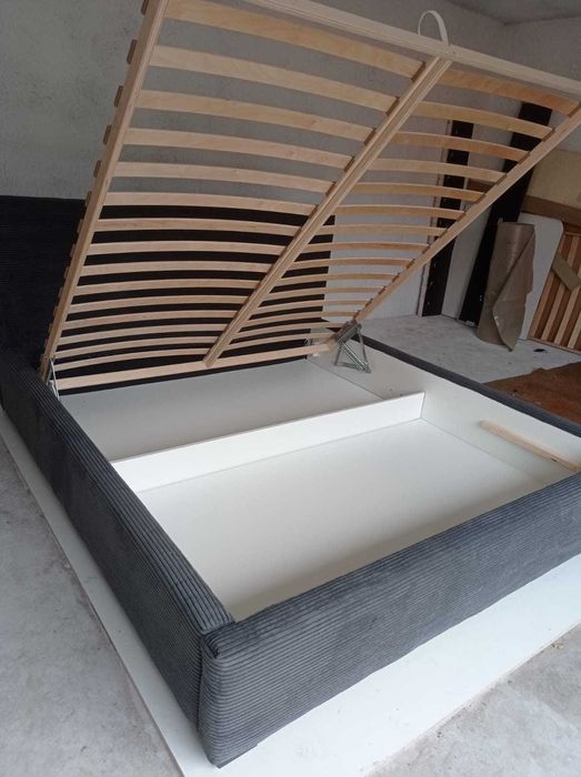 Łóżko tapicerowane 90/120/140/160/180/200 x200/SZTRUKS/WELUR/POJEMNIK