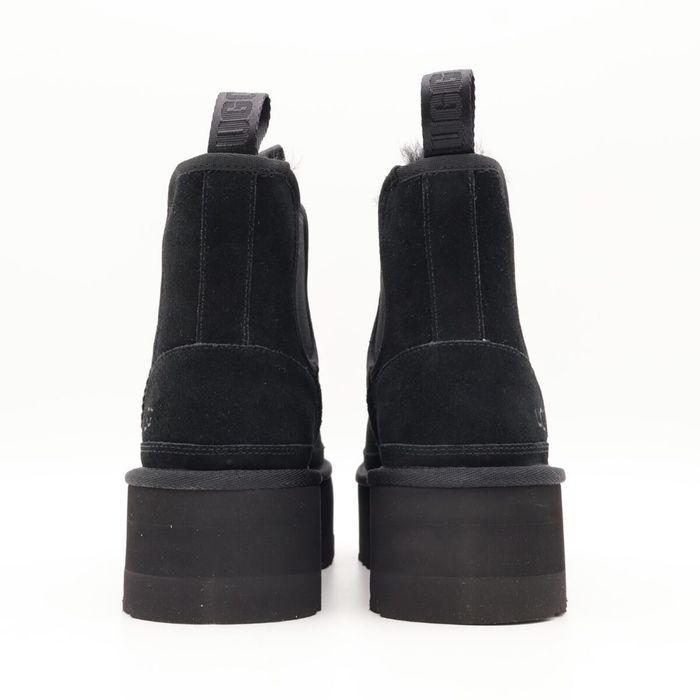 Оригінал UGG chelsea black уггі челсі на платформі замшеві оригіна