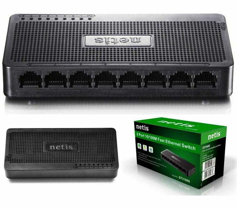 SWITCH NETIS 8-ports ST3108S