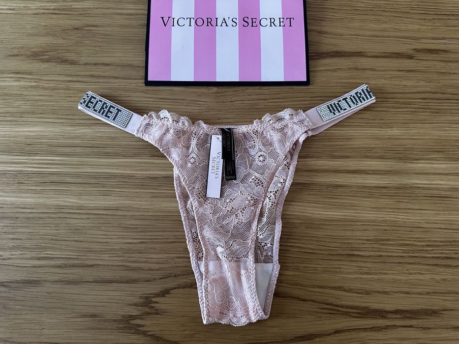 NOWE majtki Victoria’s Secret rozmiar S / M cyrkonie