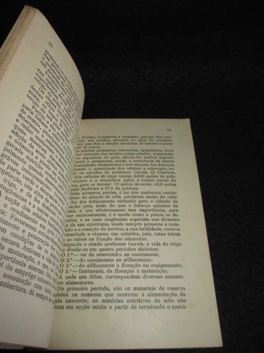 Livro Cultura do Trigo António Luís de Seabra 1ª edição 1933