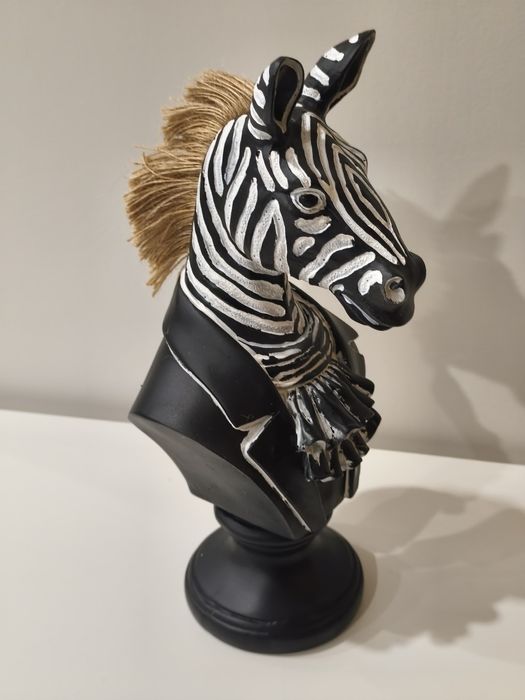Decoração Premium / Luxo - Escultura Zebra, Excelente Qualidade