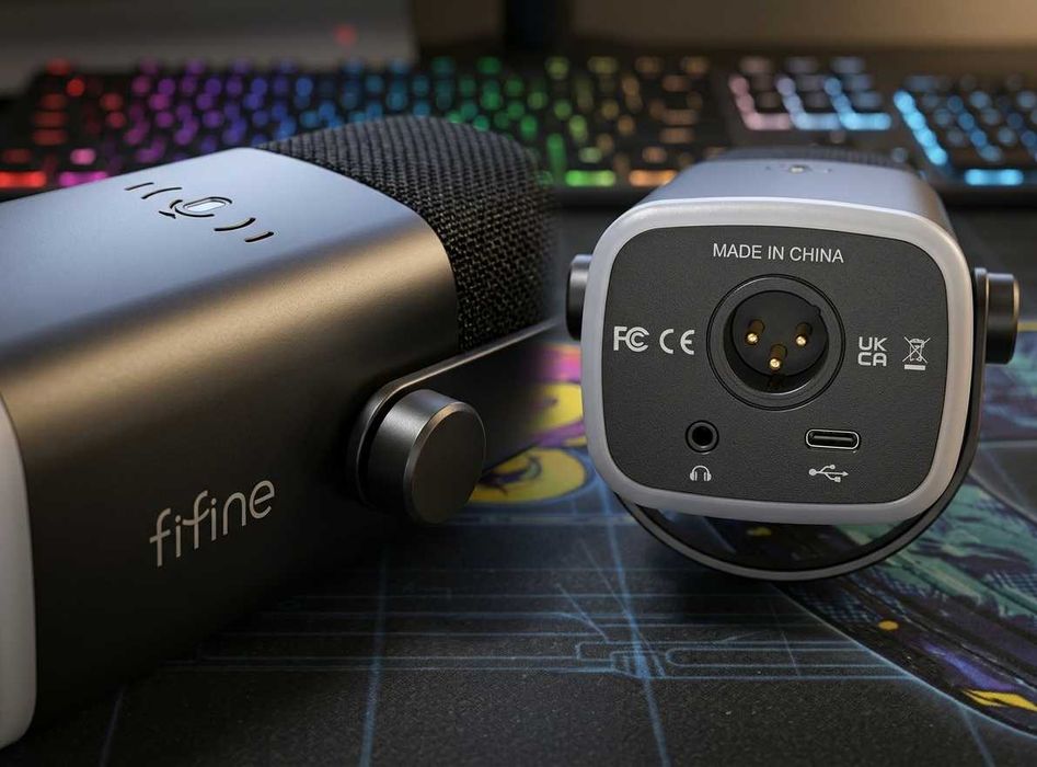 Мікрофон FIFINE AM8 USB / XLR Чорний, новий