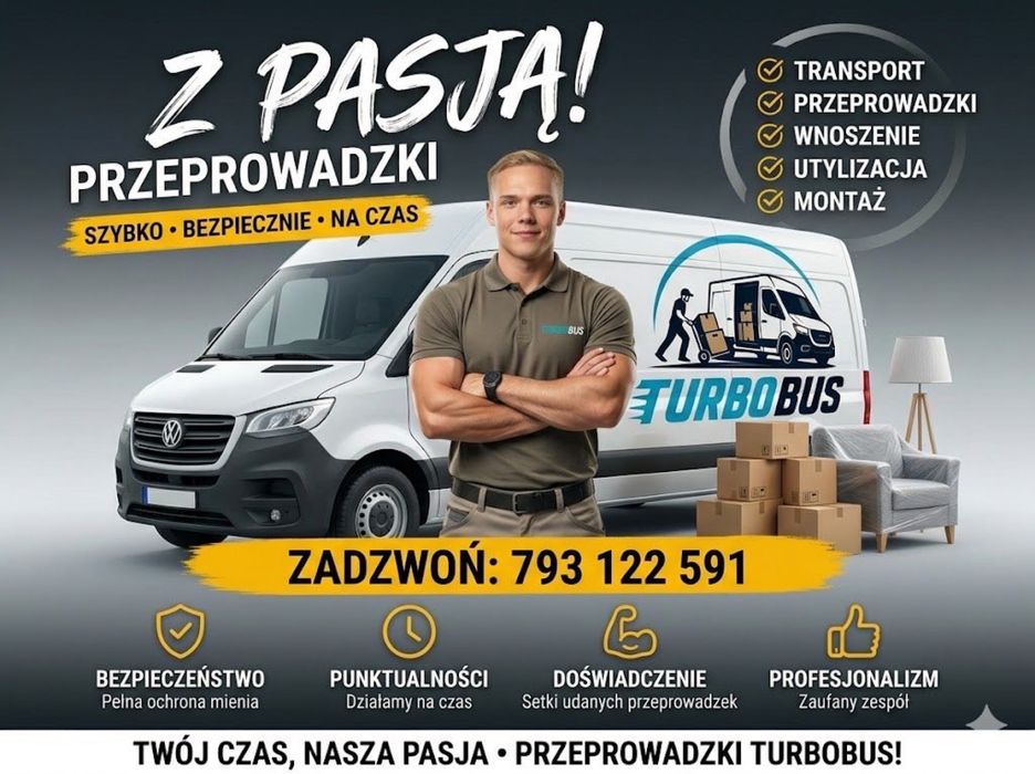 Przeprowadzki | Usługi Transportow | Utylizacja | TANIO 24/7h