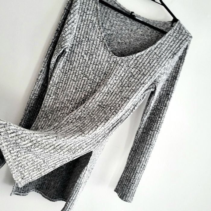 H&M miękka  sexy tunika sukienka sweterek sweter wiskoza 36 s M 38 L