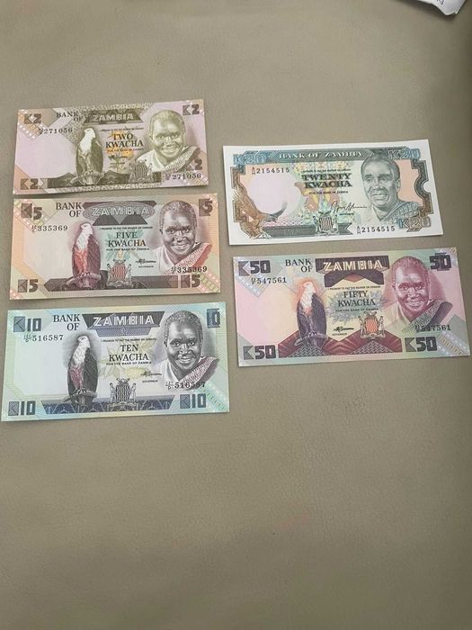CONJUNTO DE NOTAS ZAMBIA