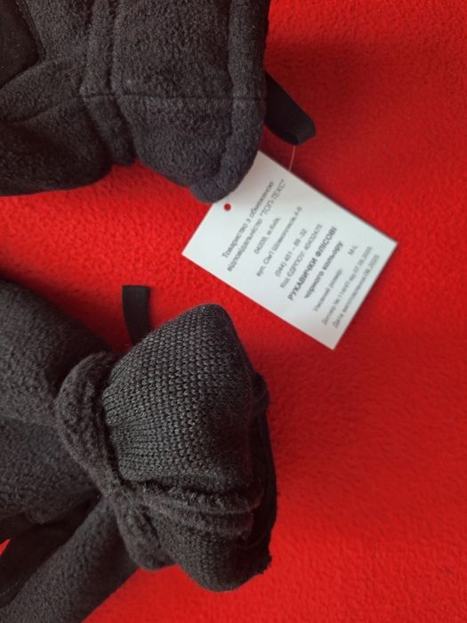 Рукавички флісові M/L
