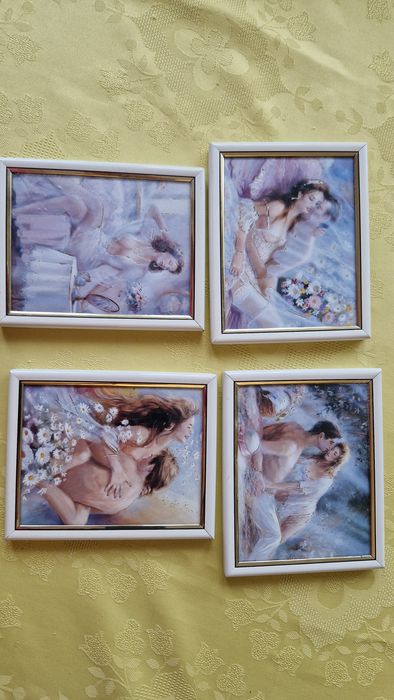 Obrazki na ścianę 4 szt