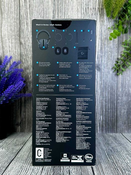 Наушники Logitech G PRO X Black 1 шт. Open Box!