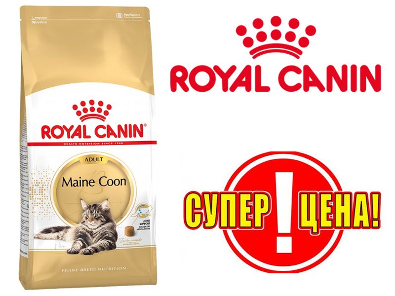Royal Canin (Роял Канин) Maine Coon 10кг для породы Мейн-кун Fr/Pl: 3 ...