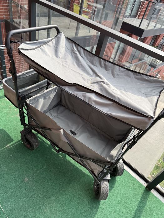 Składany wózek turystyczny ogrodowy / plażowy (Folding Wagon) – jak NOWY!