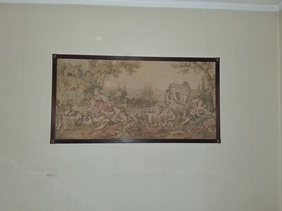Quadro/ Tela Gobelin | Tapeçaria Aubusson em moldura