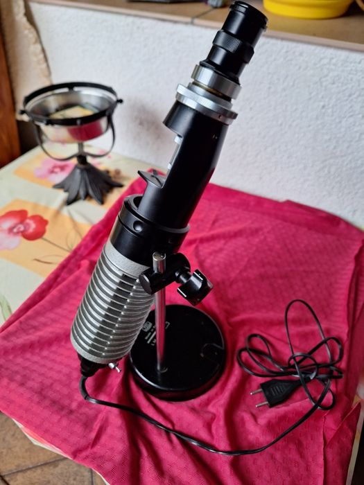 Mikroskop PZO Warszawa.