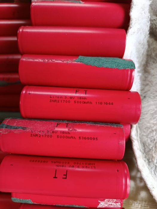 TF 21700-5000mah 3,5 мОм високотокові Samsung 50s MOLICEL 45B EVE 40P  18650 елементи батареї акумулятори