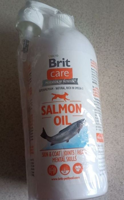 Olej z Łososia dla psa 1 L Brittt