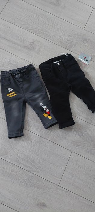 Spodnie jeansowe niemowlęce rozm.74