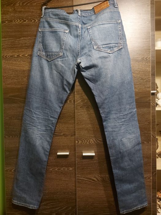 Spodnie jeans granatowe