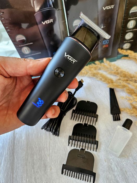 Професійний Триммер для бороди vgr 937 тример машинка трімер гоління