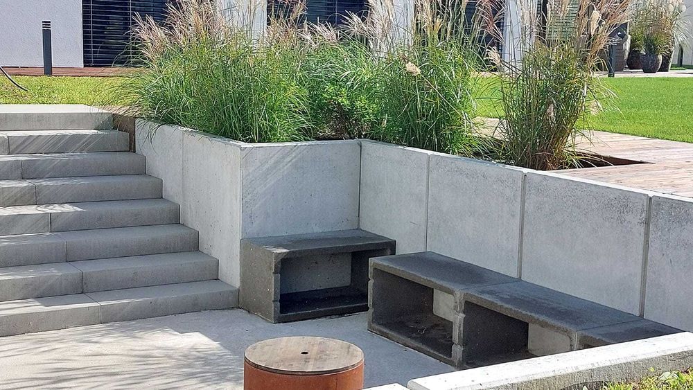 Ścianka oporowa L | mury oporowe | jednostronne lico | producent