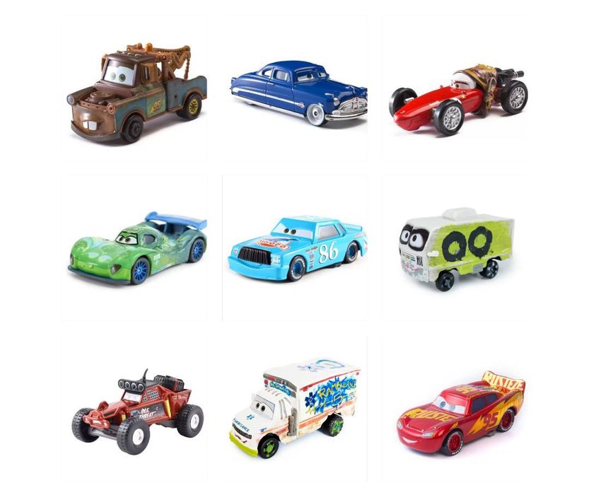 Тачки Блискавка Маквін, Сирник та друзі металеві машинки