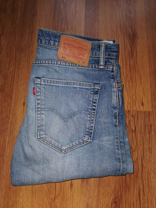 Levi's 512 W31 L34 spodnie jeansowe jeansy Levis