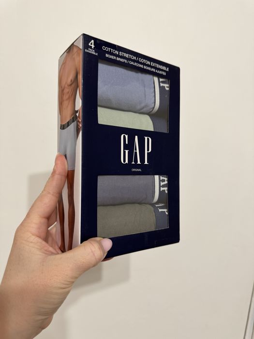 Чоловічі труси боксери GAP Cotton Stretch Boxer Briefs 4 оригінал