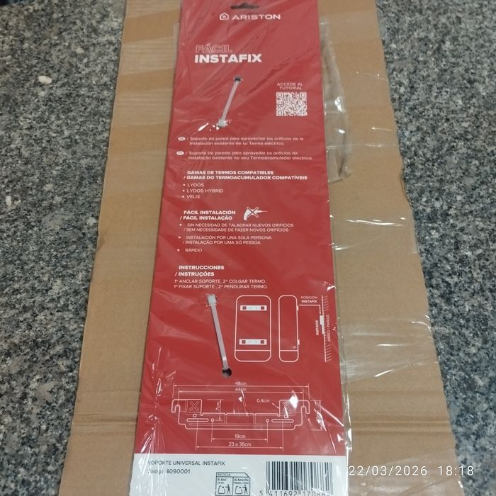 Instafix - kit suporte universal de termoacumulador