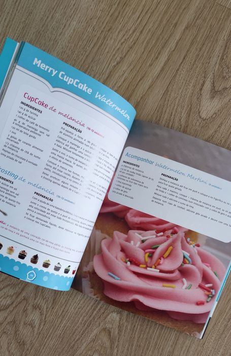 Livros Merry Cupcakes, Decore a sua vida e Receitas para ser feliz