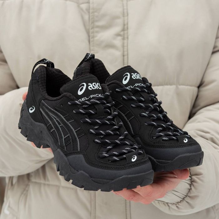 Кросівки Кроссовки Asics Gel-Pickax Black Черный Чорний Кросовки Демісезон