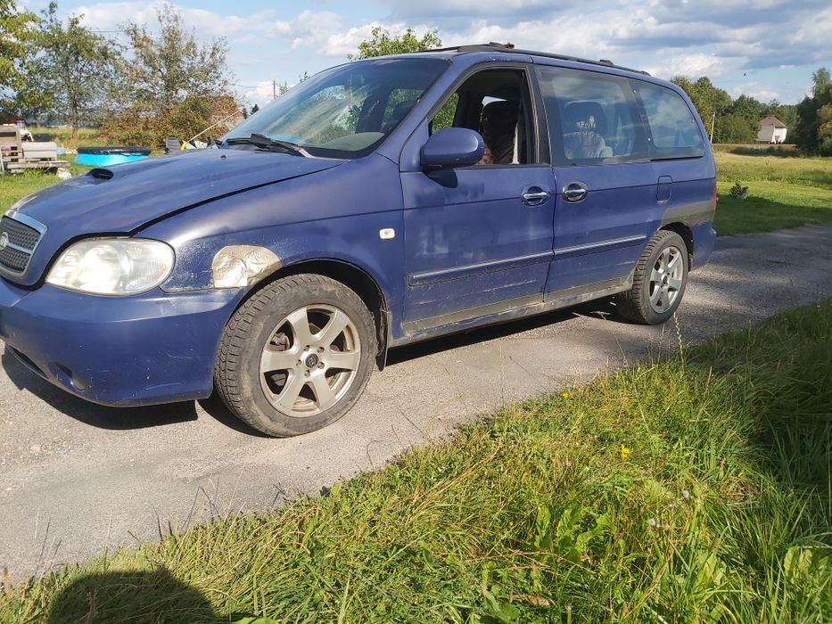 kia canival maska zderzak lampa części 2.9 crdi