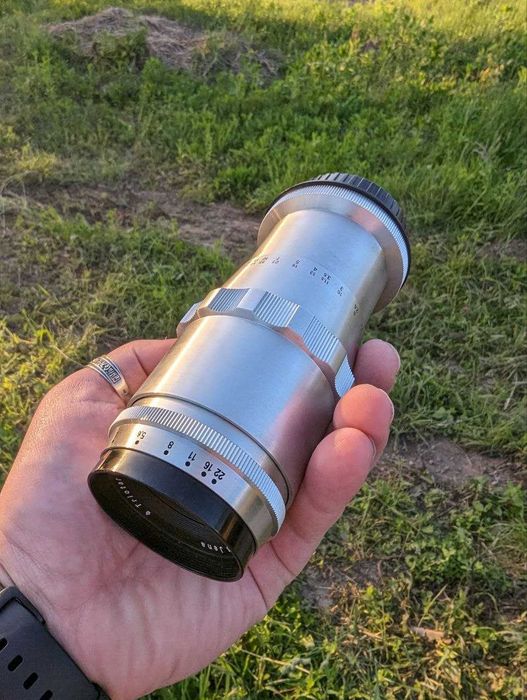 Carl Zeiss Jena Triotar 135/4  байонет Canon EF / Об'єктив / Боке