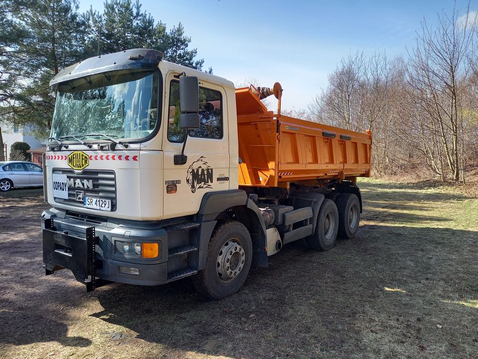 Usługi transportowe , wywrotka 3-ośka