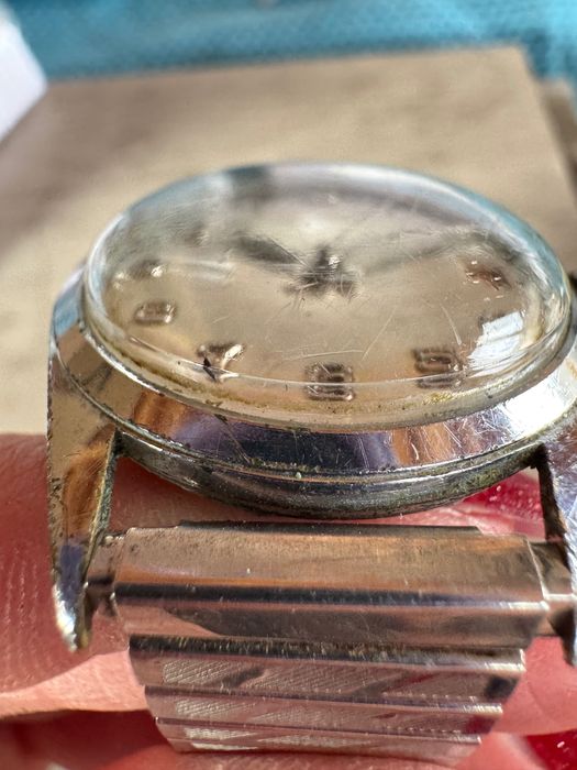 Zegarek vintage automatyczny – data, 33 mm, działa