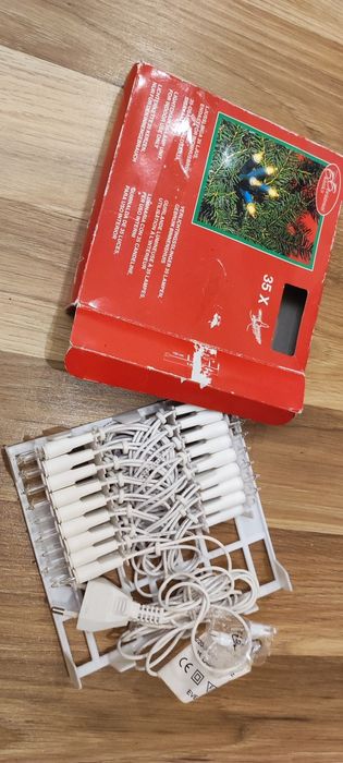 Новорічна гірлянда свічки іграшка