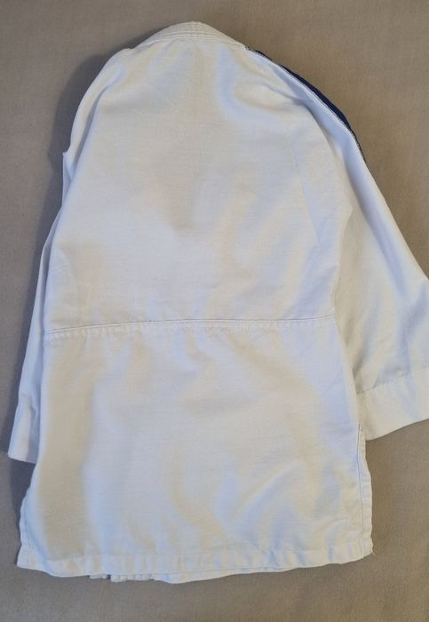 Kimono judo adidas + biały  pas 130/140